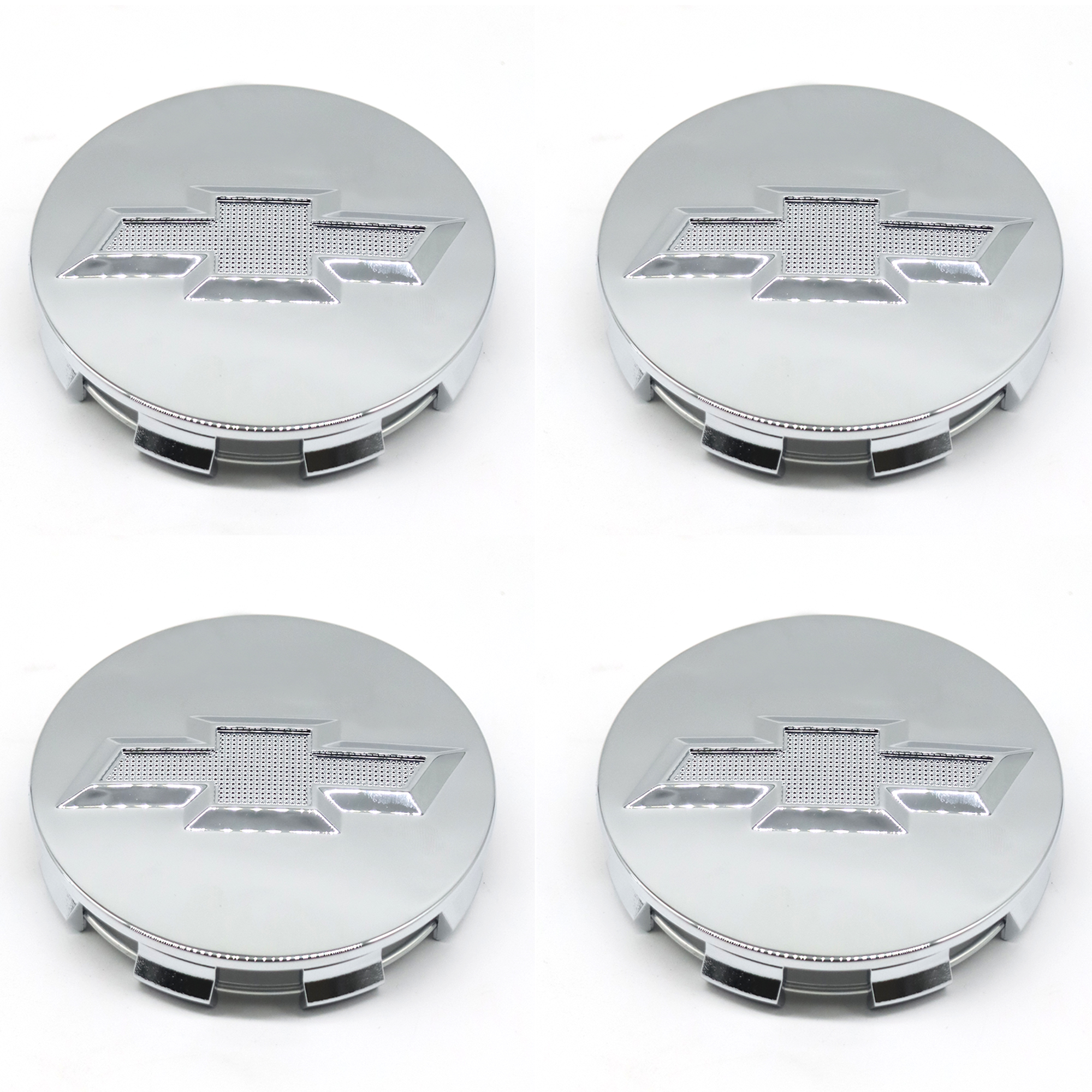 4Pcs 2014-2019 Silverado Suburban Tahoe Plastic Wheel Center Caps Chrome Chevrolet 83mm