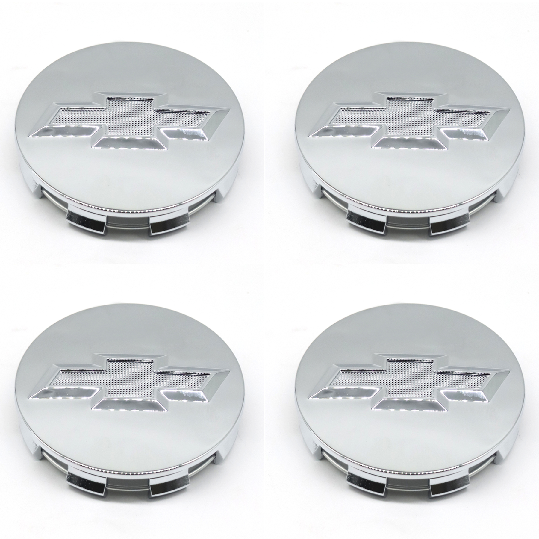 4Pcs 2014-2019 Silverado Suburban Tahoe Plastic Wheel Center Caps Chrome Chevrolet 83mm