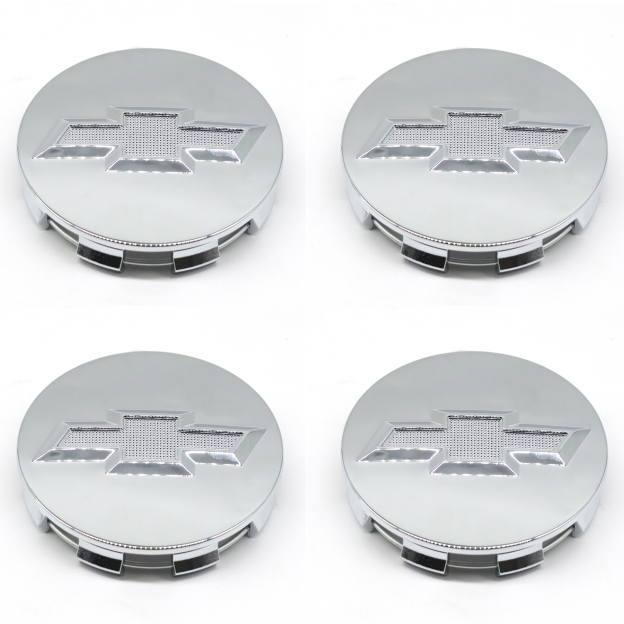4Pcs 2014-2019 Silverado Suburban Tahoe Plastic Wheel Center Caps Chrome Chevrolet 83mm