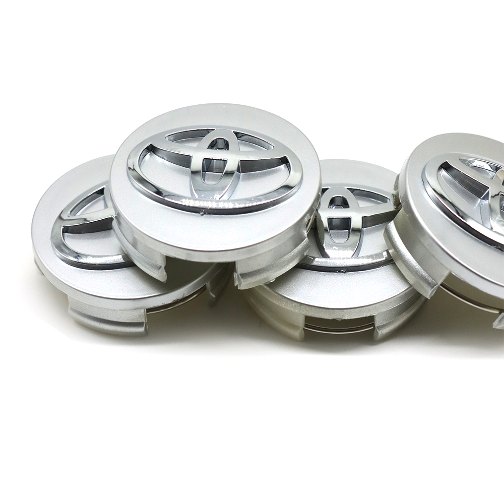 4pcs 2011-2020 Camry Plastic Wheel Center Hub Caps 62mm Chrome Toyota 42603-08020