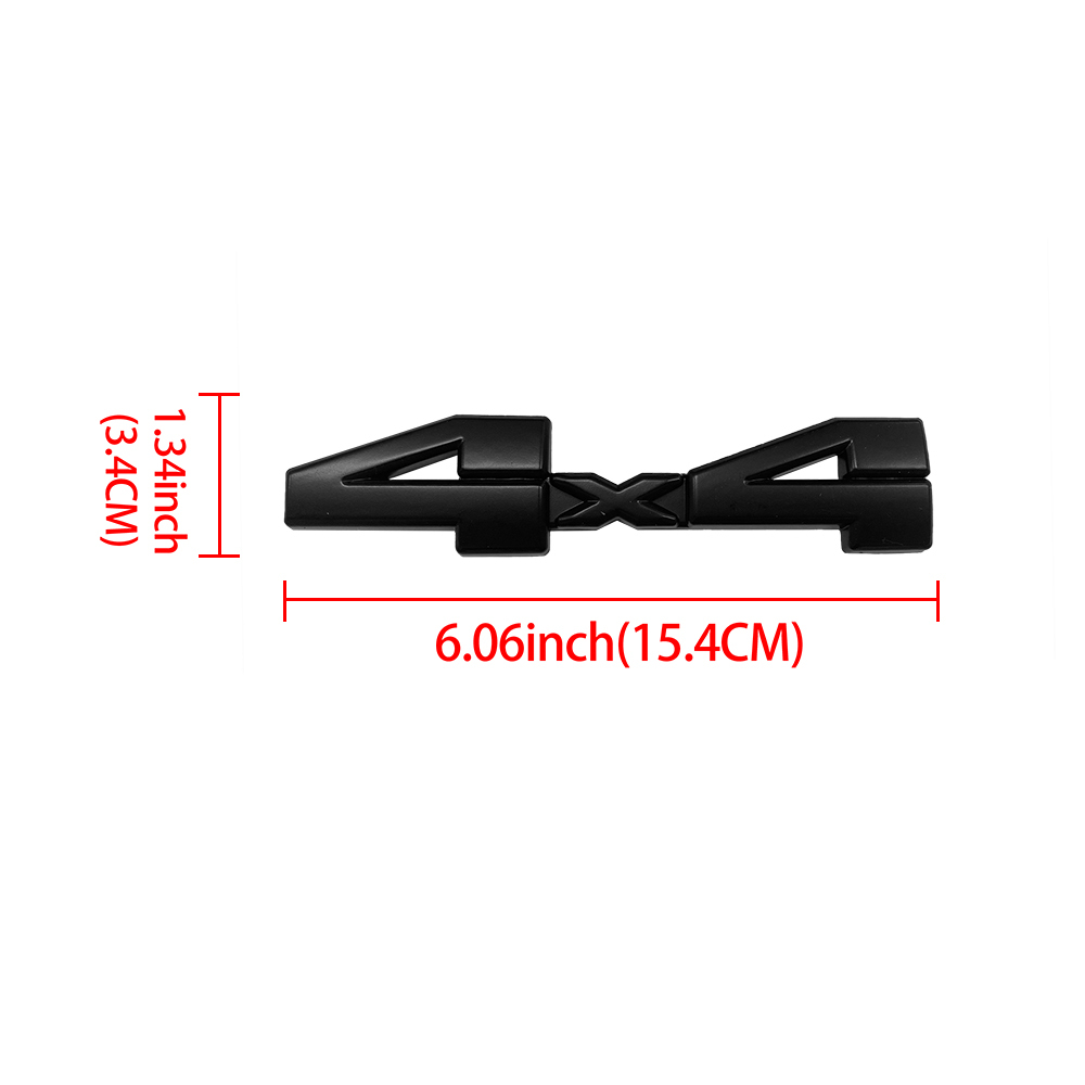 5PCS 2022-2025 Tundra 4X4 Limited Plastic Door Side Rear Trunk Overlay Emblem Matte Black Toyota