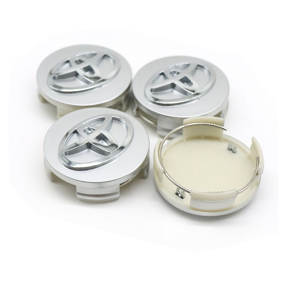 62mm Center Caps for Toyota Camry, Corolla, RAV4, Highlander (Set of 4)
