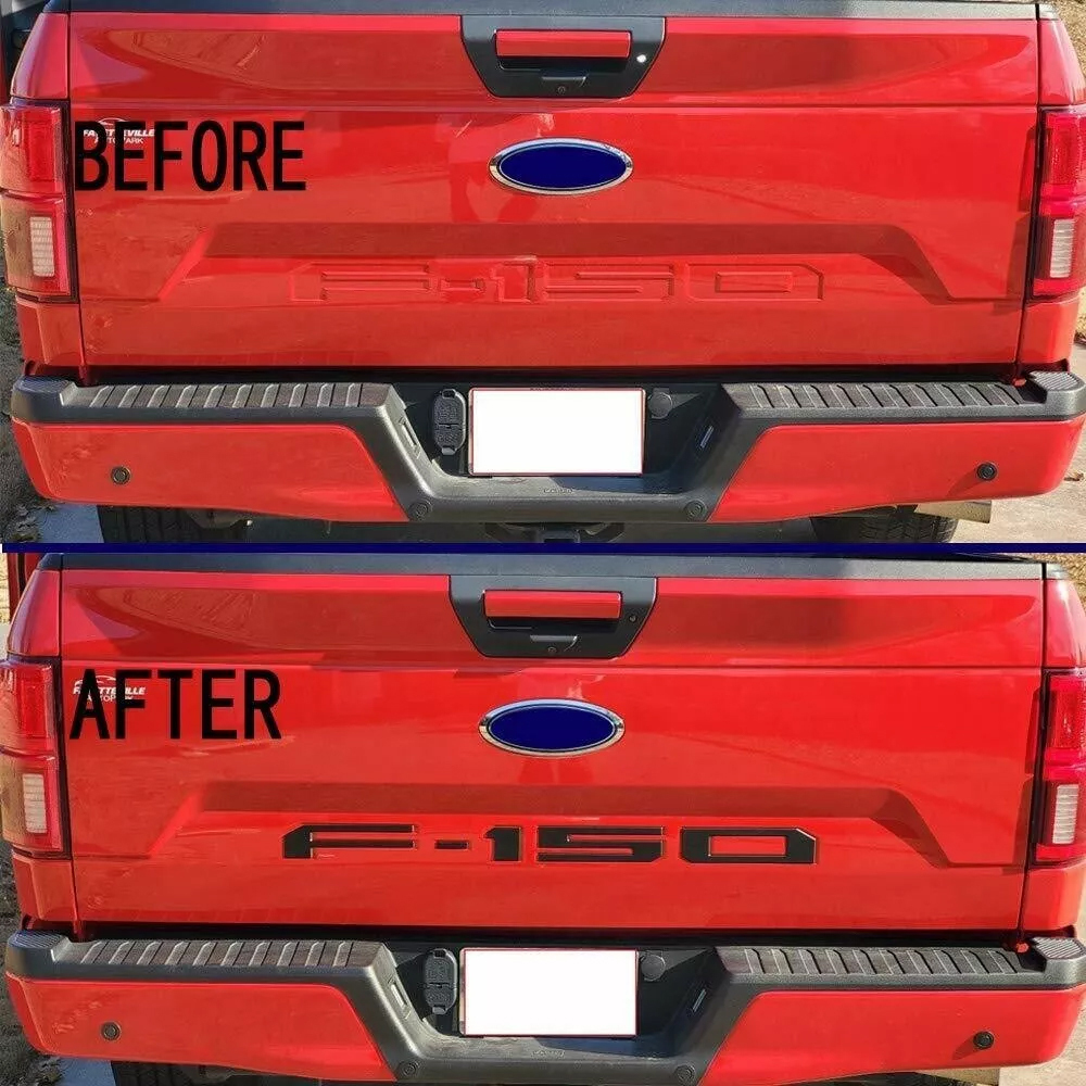 2018-2020 F-150 ABS Rear Tailgate Letters Gloss Black Ford VJL3Z-9942528-A