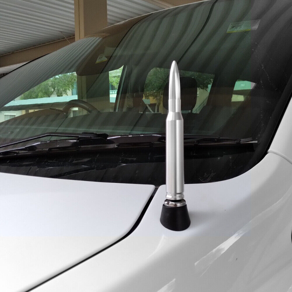 1 SILVER BULLET ANTENNA 50 CAL FOR CHEVROLET SILVERADO 1500/2500/3500/GMC SIERRA
