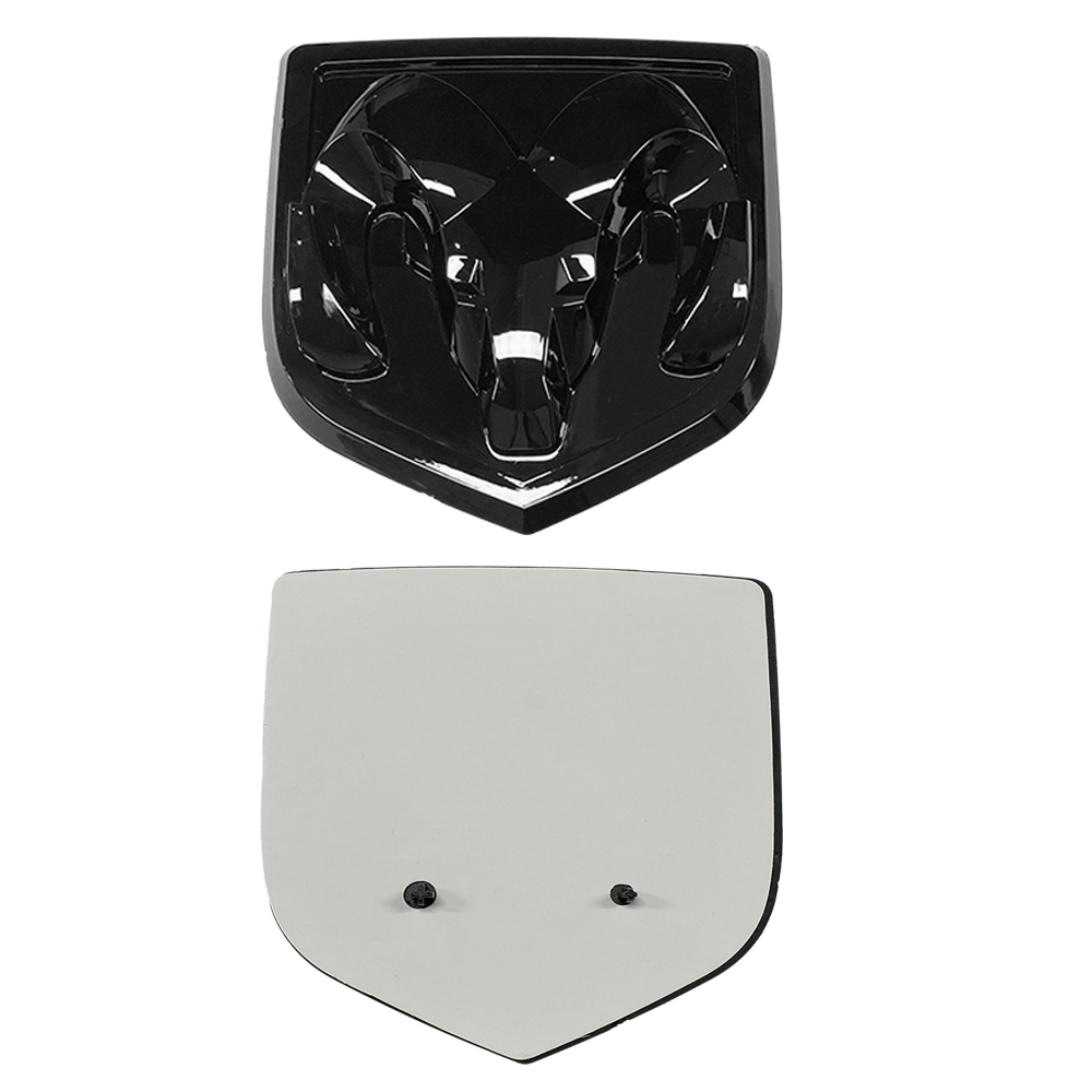 Dodge RAM 1500 2500 3500 2013-2018 FRONT GRILL & REAR TAILGATE RAMS HEAD EMBLEM 3D REPLACEMENT BADGE
