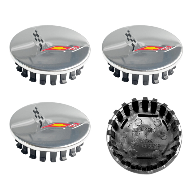 68mm Wheel Center Cap for Chevrolet Corvette C6 2005-2013 | Replaces OE# 9595010