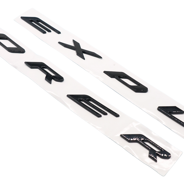 2011-2024 Explorer Front Hood Letters ABS Gloss Black Ford 3D Raised Stickers Decals