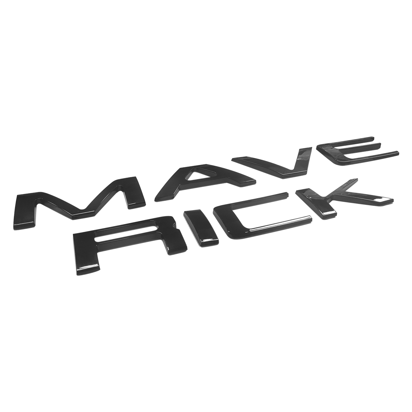 2022-2025 Maverick ABS Gloss Black Rear Tailgate Letters Ford VNZ6Z9942528A Nameplate 3D Decal Sticker
