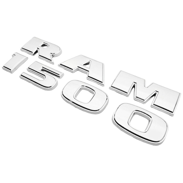 2PCS 2013-2018 RAM 1500 Front Door Fender Side Left Right Badge Nameplate Chrome Dodge 68082444AA