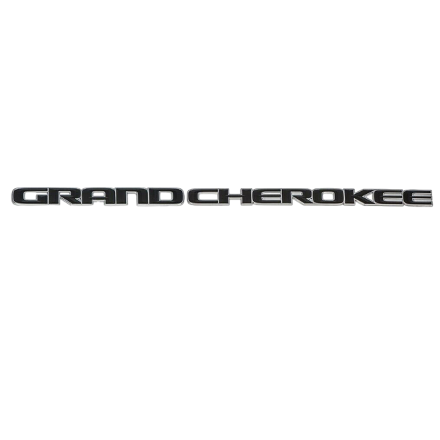 1Pc 2017-2021 Grand Cherokee Plastic Letters Chrome Black Left Right Jeep
