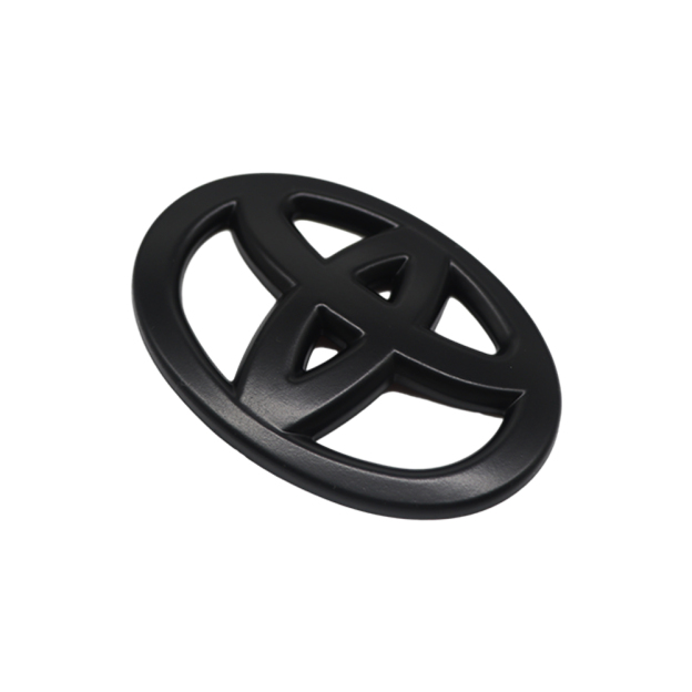 1PC Tacoma 4runner Tundra Plastic Steering Wheel Emblem Overlay Protector Matte Black Toyota 