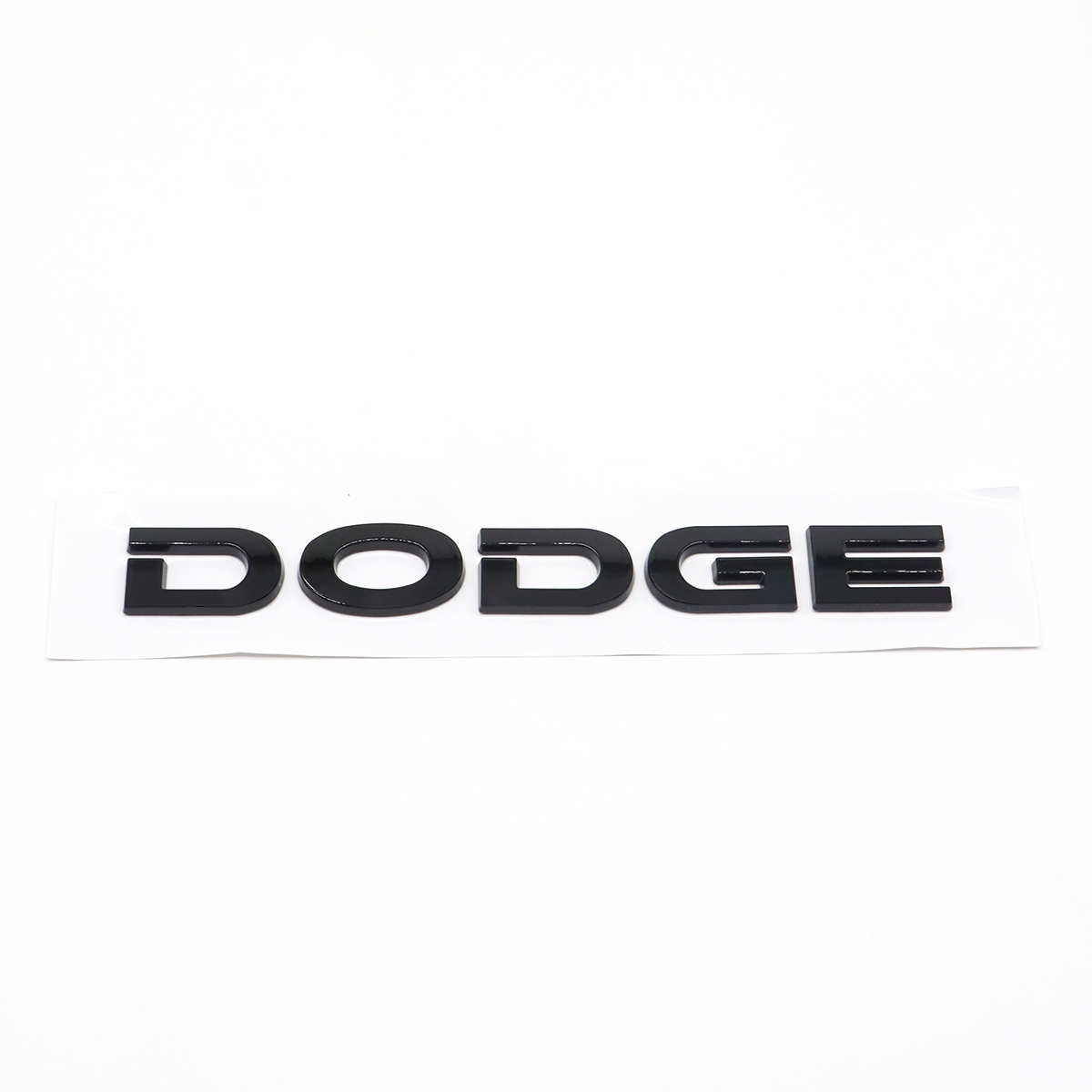 2009-2012 Charger Journey Avenger 300 ABS Tailgate Letter Gloss Black Dodge Chrysler Rear Trunk Decal