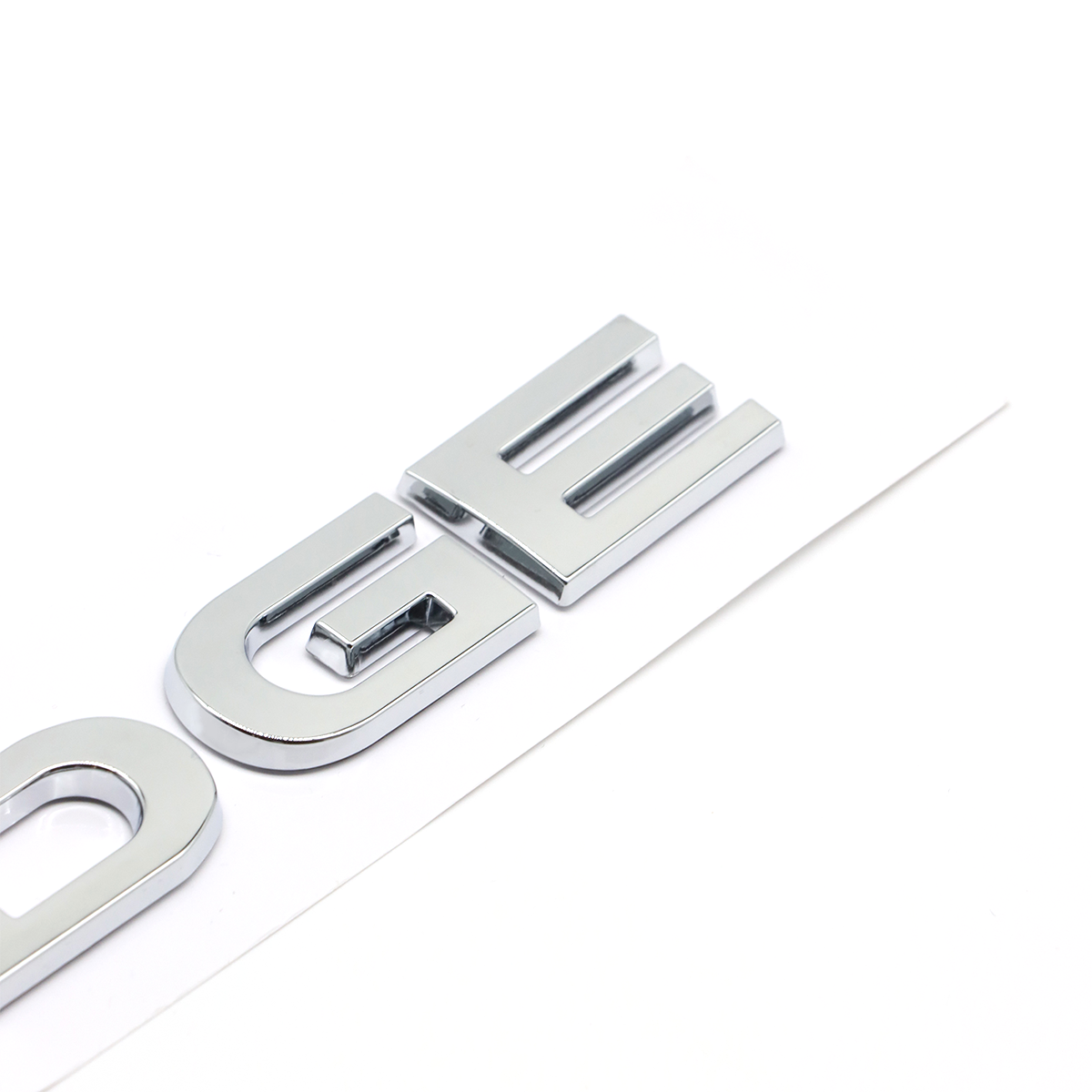 2009-2012 Charger Journey Avenger 300 ABS Tailgate Letter Gloss Chrome Dodge Chrysler Rear Trunk Decal
