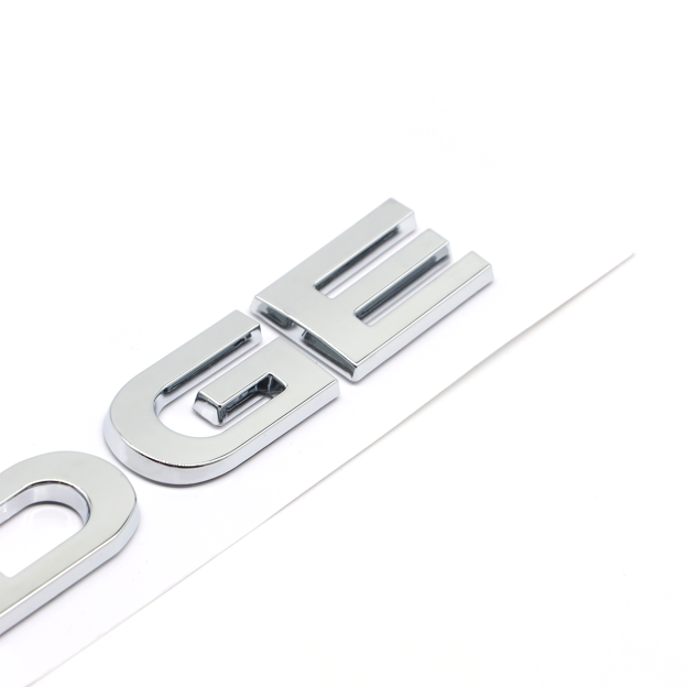 2009-2012 Charger Journey Avenger 300 ABS Tailgate Letter Gloss Chrome Dodge Chrysler Rear Trunk Decal