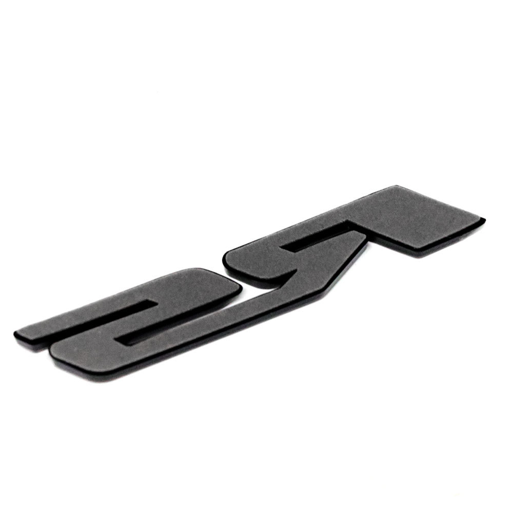 2Pc 1967-2022 Camaro RS ABS Plastic Rear Trunk Lid 3D Letter Black Red Chevrolet 92225496