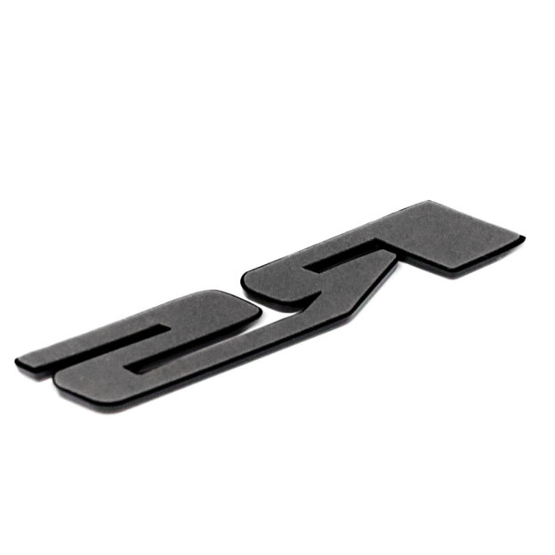 2Pc 1967-2022 Camaro RS ABS Plastic Rear Trunk Lid 3D Letter Black Red Chevrolet 92225496