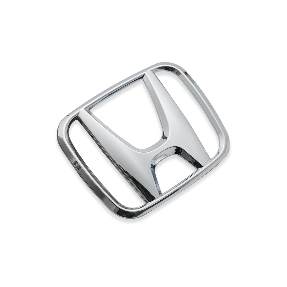 1PC 18-21 Accord 12-21 CRV 16-18 Pilot Plastic Front Grille Emblem Gloss Chrome Honda 75700-SZW-000