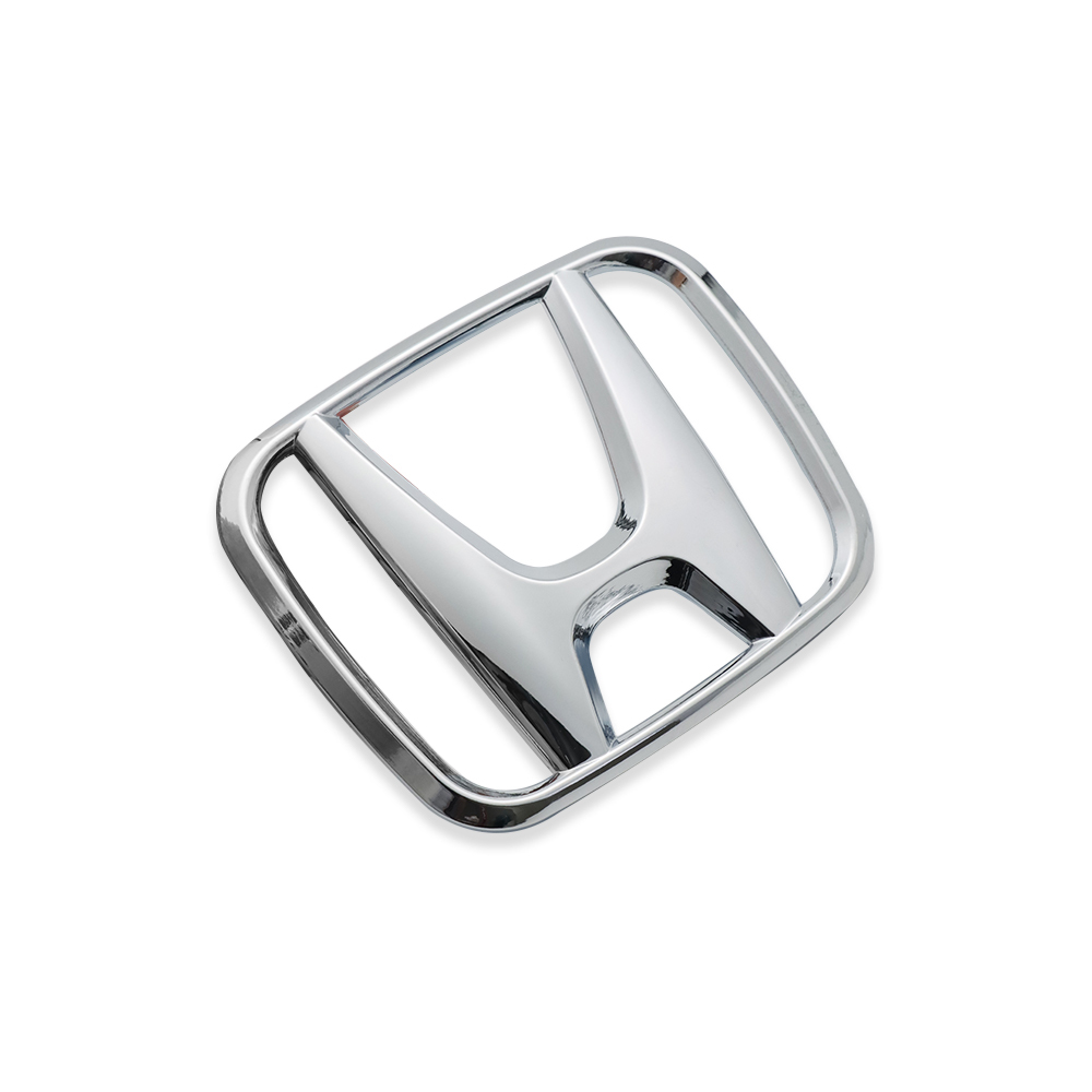 1PC 18-21 Accord 12-21 CRV 16-18 Pilot Plastic Front Grille Emblem Gloss Chrome Honda 75700-SZW-000