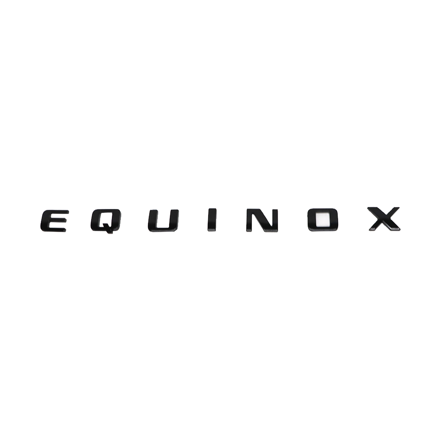 1PC Equinox Plastic Front Left Right Door Letters Gloss Black Chevrolet 84569055 84121293