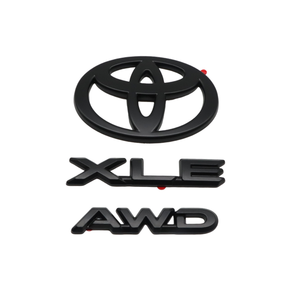  2024 2025 Grand Highlander XLE AWD Emblem Overlay Matte Black Toyota PT948-48244-02