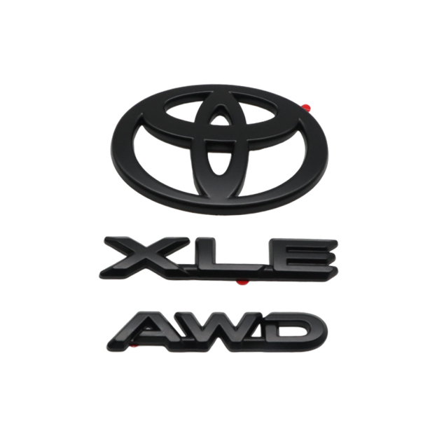  2024 2025 Grand Highlander XLE AWD Emblem Overlay Matte Black Toyota PT948-48244-02