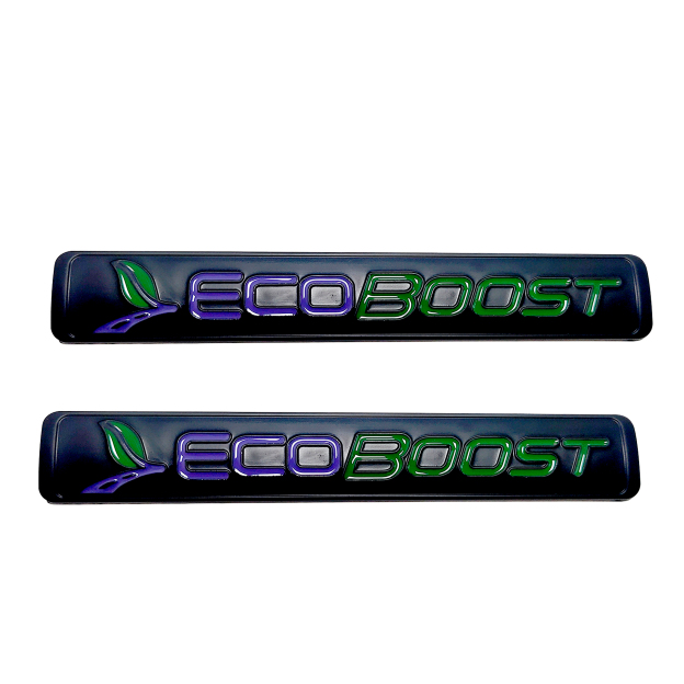 2011-2026 F-150 Mustang Explorer Ranger EcoSport Metal EcoBoost Fender Badge Black Green Ford Decal Nameplate