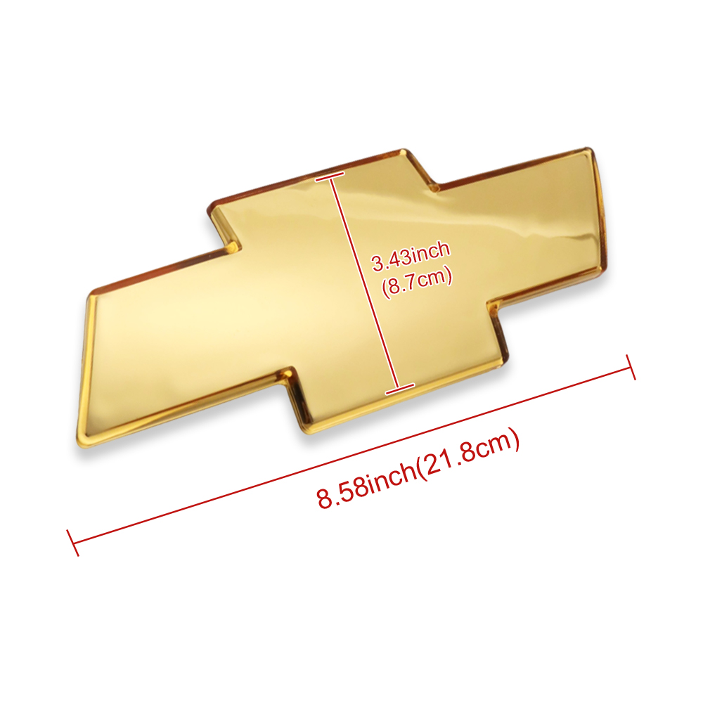 1PC 99-02 Silverado 00-06 Tahoe Suburban Plastic Front Grille Emblem Gold Chevrolet 12335633