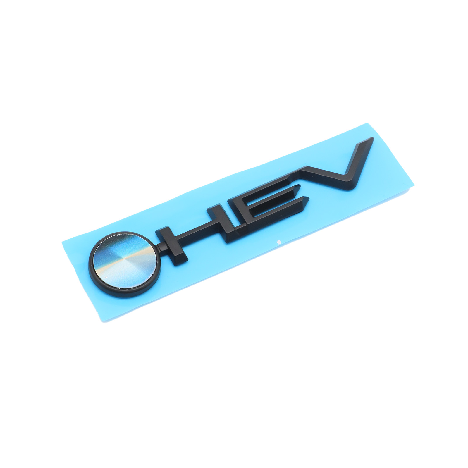 1pc Rav4 Highlander Camry Prius Plastic HEV Rear Tailgate/Door Side Emblem Matte Black Toyota 75440-47030