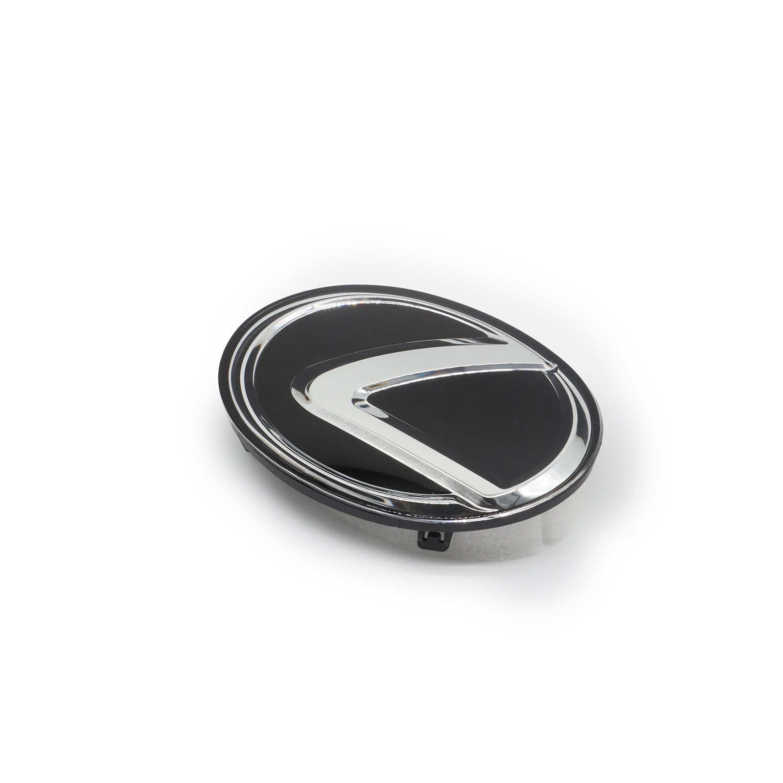 1pc 2020-2023 IS250 IS300 IS350 (w/o radar) Plastic 3D Raised Front Grille Badge Emblem Black Chrome Lexus 90975-A2021