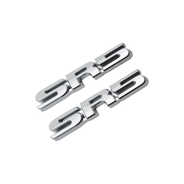 2PCS TUNDRA  TACOMA 4RUNNER SEQUOIA ABS Plastic SR5 Letter Side Fender Door Silver Toyota