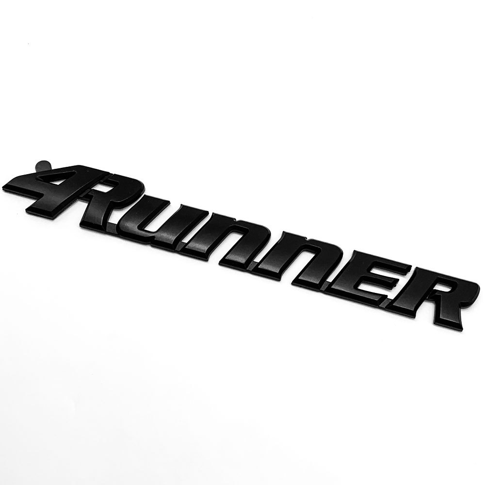 1PC 1996-2002 4Runner ABS Plastic Letter Rear Tailgate Trunk Matte Black Toyota 75445-35060