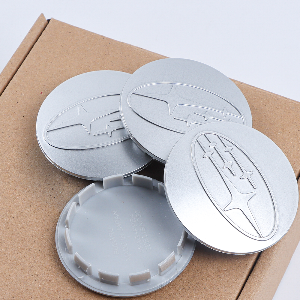 4Pcs 2012-2020 Legacy Outback Forester Impreza ABS Plastic Wheel Center Caps Rims Silver Subaru 28821SA030X