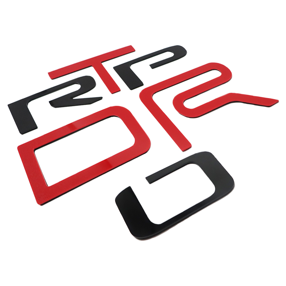 2022 2023 2024 2025 Tundra TRD Pro Acrylic Emblem Badges Rear Tailgate Letters 3D Red Blackout Toyota