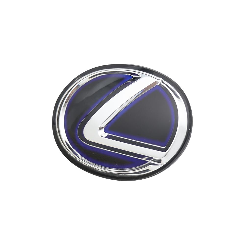 1PC 2013-2018 IS250 IS350 GS350 RX350 ES350 RX450h ABS 3D Raised Front Grille Emblem Gloss Blue Silver Lexus