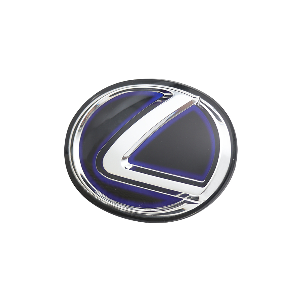 1PC 2013-2018 IS250 IS350 GS350 RX350 ES350 RX450h ABS 3D Raised Front Grille Emblem Gloss Blue Silver Lexus