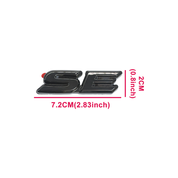 3PCS 2018-2024 CAMRY SE Emblem Overlay Gloss Black Rear Cover Toyota 