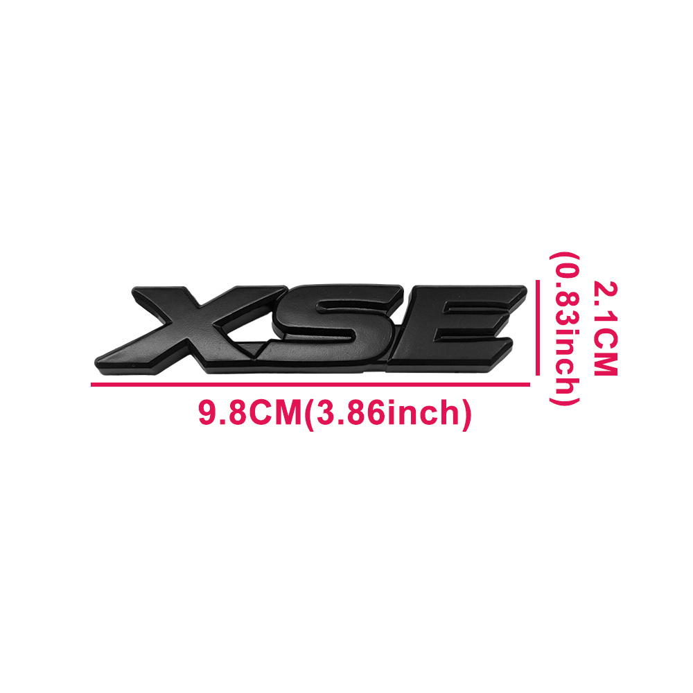 3PCS 2018-2024 CAMRY XSE Emblem Overlay Matte Black Rear Cover Toyota 
