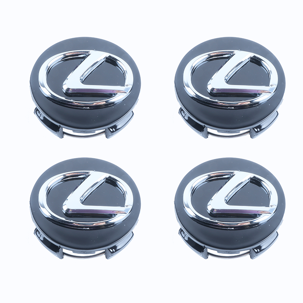 4PCS 2006-2011 For IS250 IS350 GS350 GS430 GS450H ABS Wheel Center Hub Caps 62mm Gloss Black Lexus 42603-30590