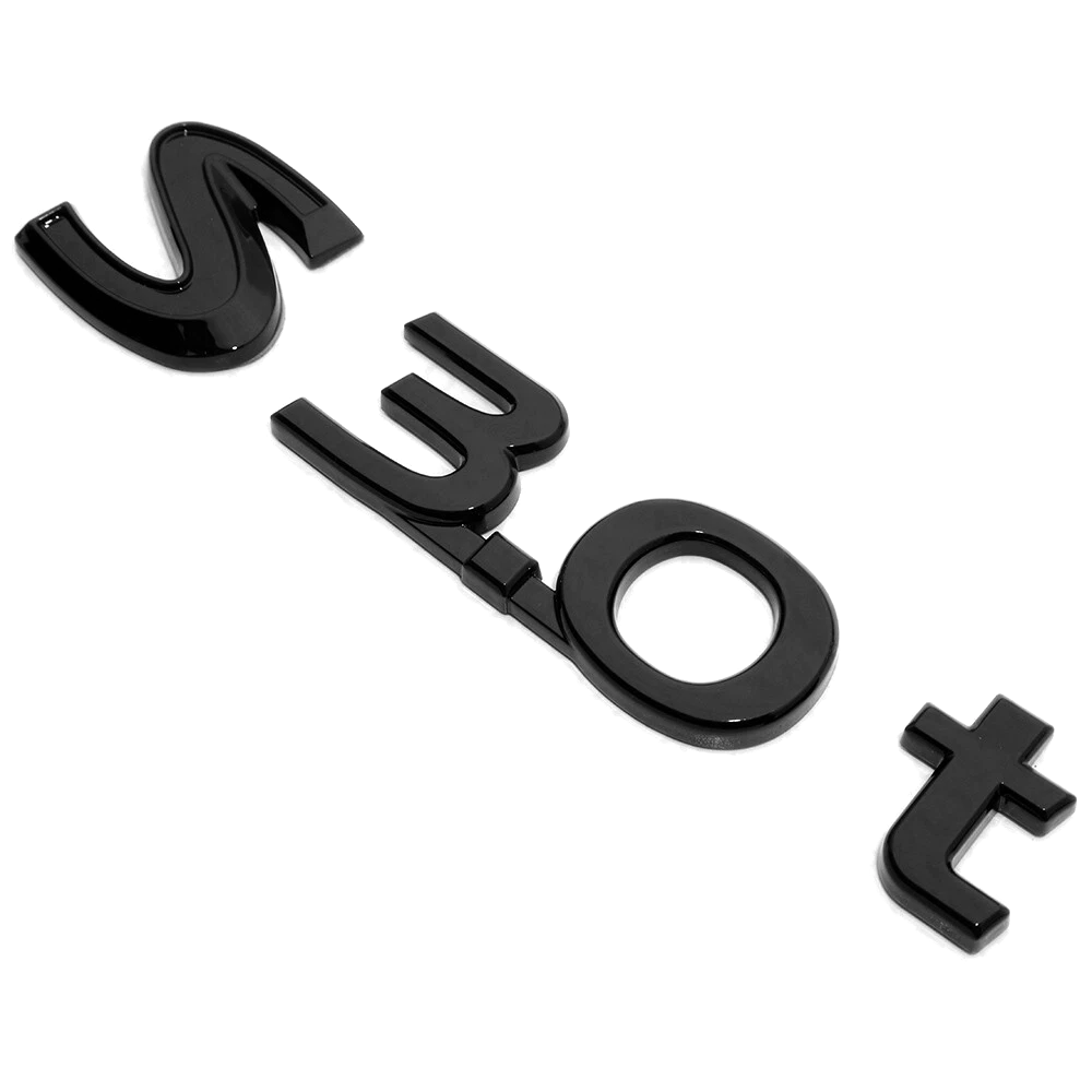For 1982-2024 Nissan 1990-2024 Infiniti S3.0t ABS Left or Right Liftgate Letter Nameplate Gloss Black Infiniti 63890-5CH5A