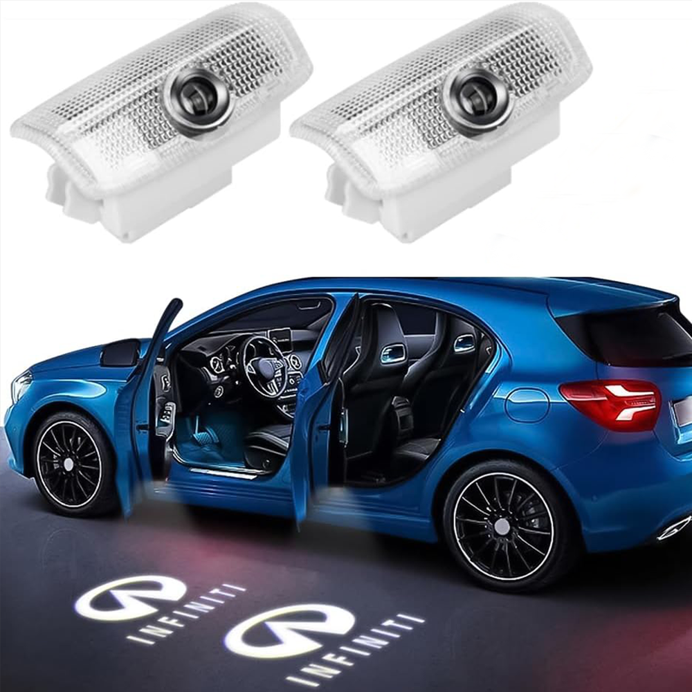 2pc For 2011- 24 Infiniti QX50 56 60 70 80 Q50 60 70 LED Door Light LED Welcome Light White Accessories Infiniti 