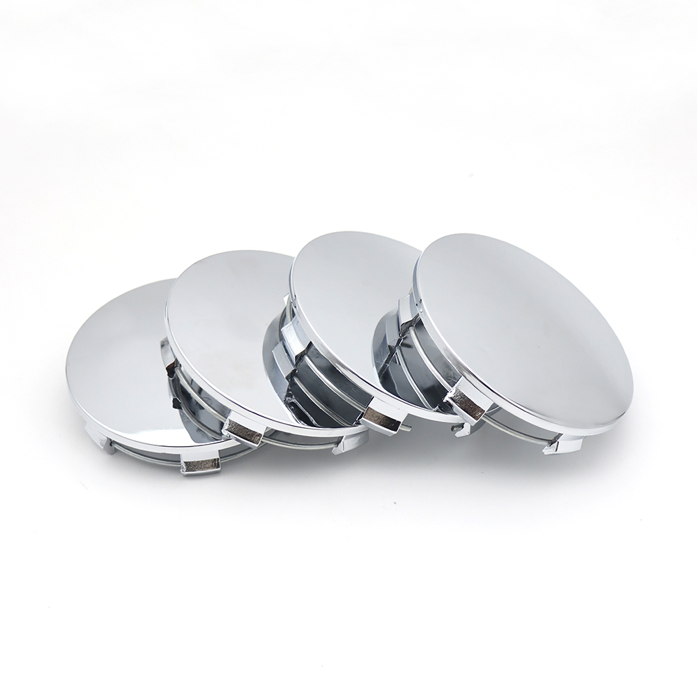 4PCS 83mm Gloss Chrome Wheel Center Caps For Silverado Suburban Tahoe