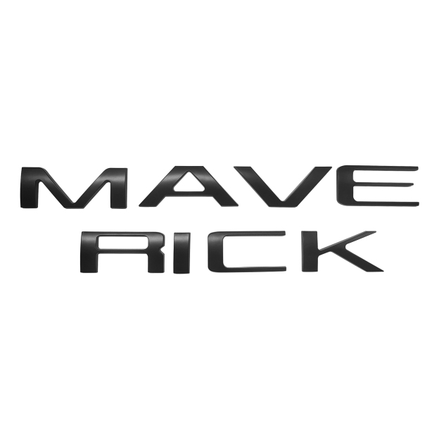  Ford MAVERICK 2022-2023 Rear Tailgate Emblems Letters Nameplate 3D Decal Sticker Matte Black