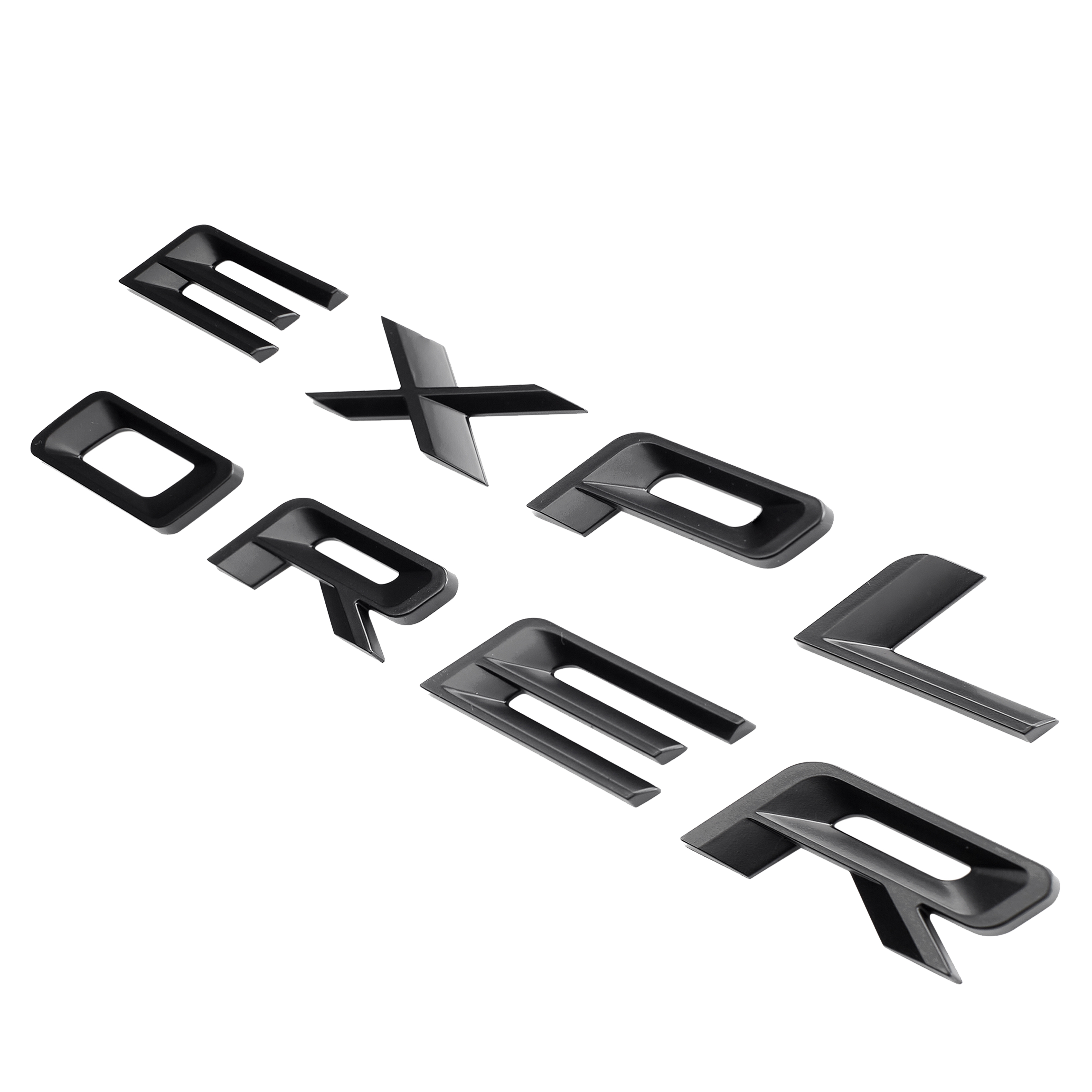  Ford Explorer 2019-2022 Front Hood or Rear Tailgate Letters Emblem Badge 3D Sticker Decal Gloss Black 