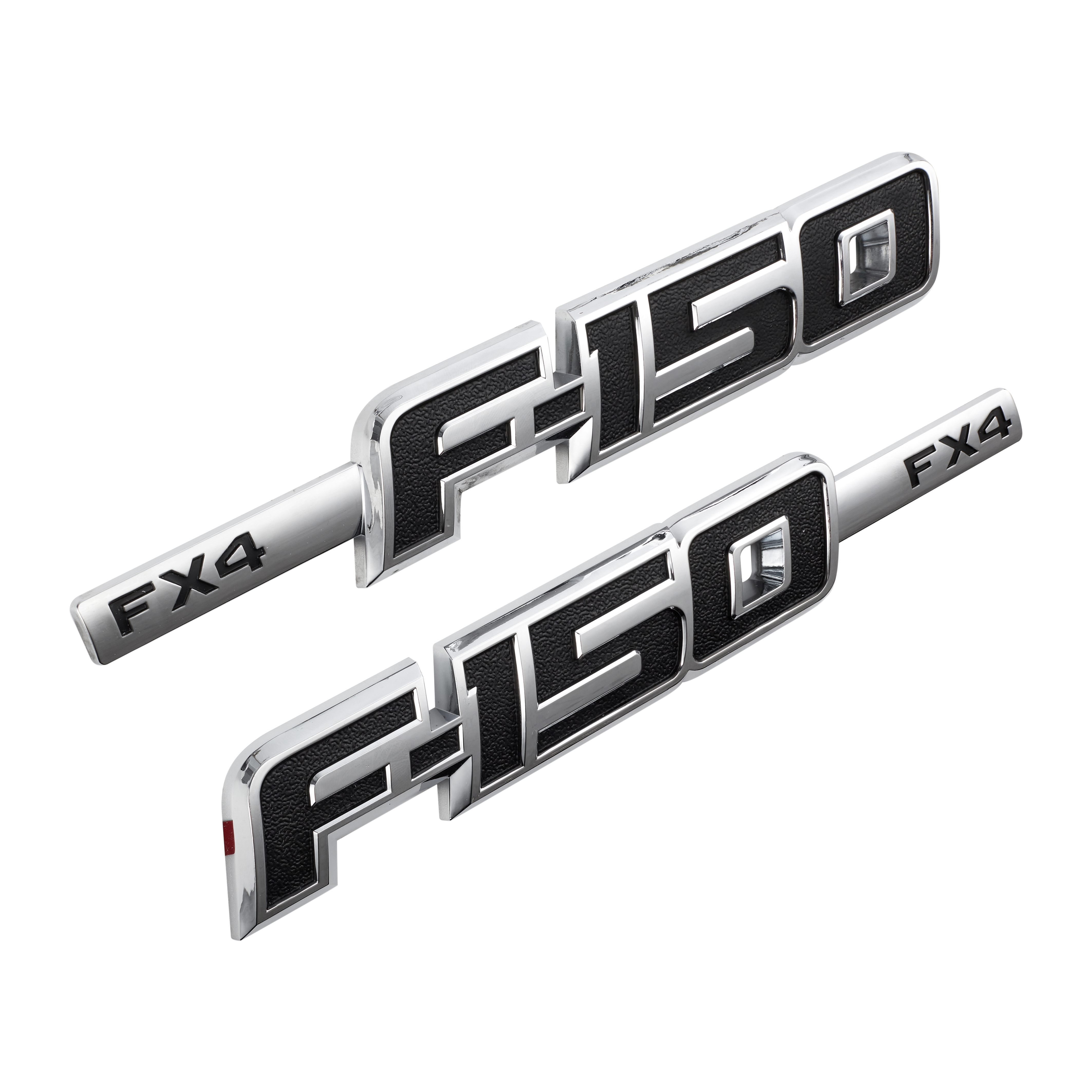 Ford F-150 FX4 2009-2014 Drivers Side Fender emblems Badges Door Letters 3D Raised Sticker Decal Nameplate 2PCS SET