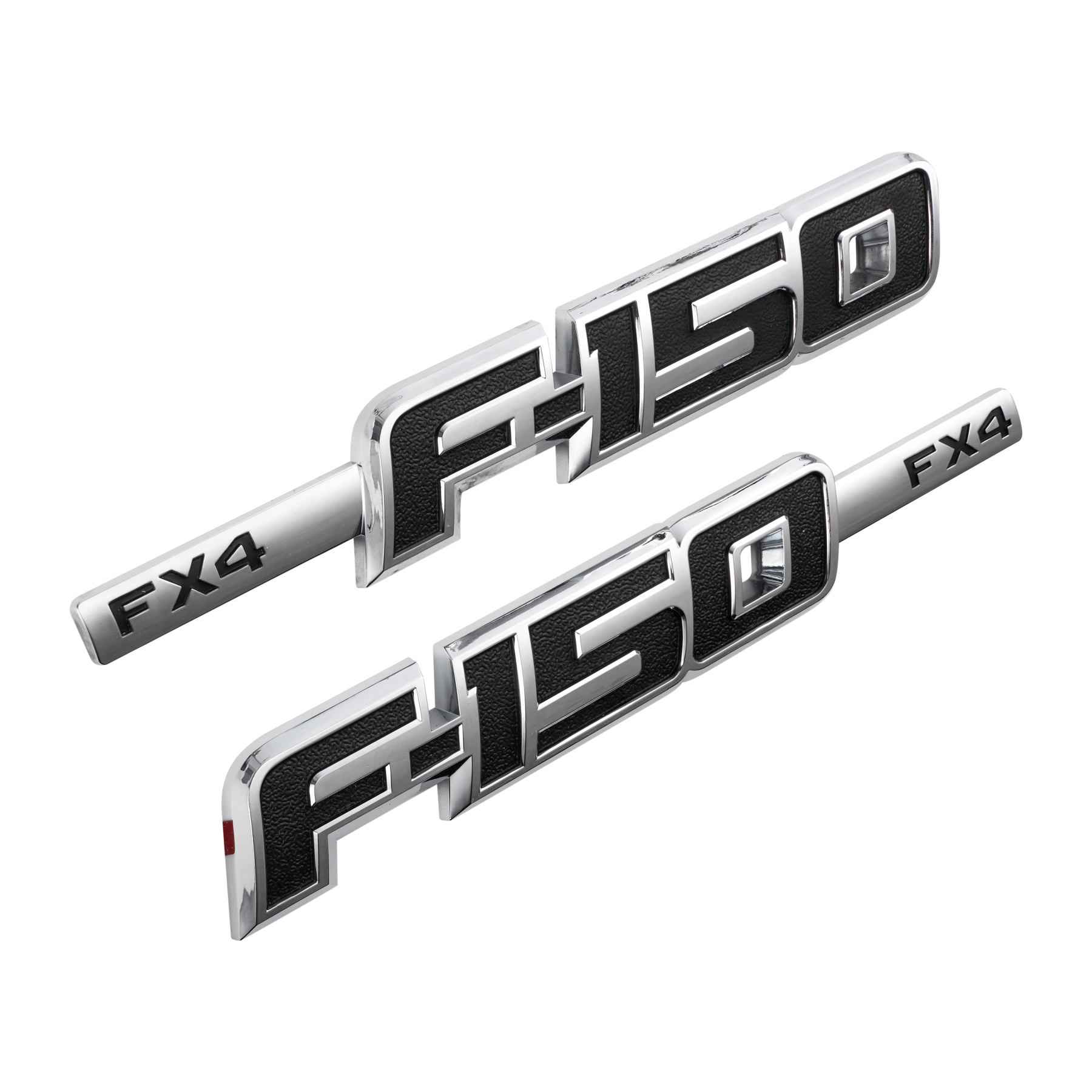 Ford F-150 FX4 2009-2014 Drivers Side Fender emblems Badges Door Letters 3D Raised Sticker Decal Nameplate 2PCS SET