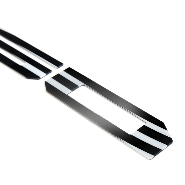 Ford F-150 2018-2020 Rear Tailgate Inserts Letters Trunk Lid emblems Badges 3D Stickers Decals Nameplate Black White USA Flag