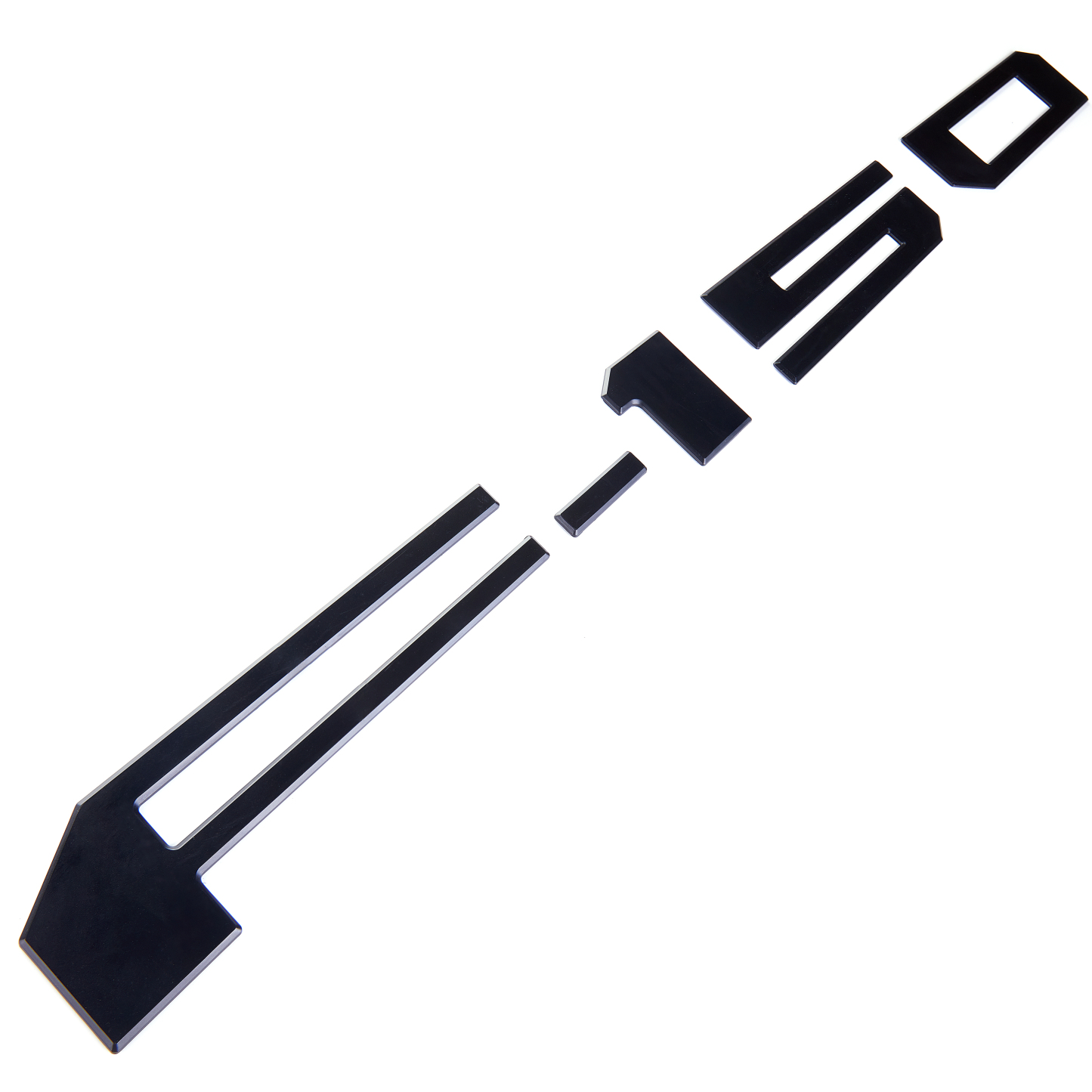 Ford F-150 2018-2020 Rear Tailgate Inserts Letters Trunk Lid emblems Badges 3D Stickers Decals Nameplate Matte Black