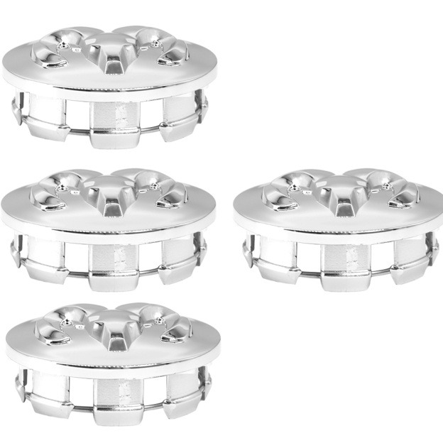 63MM Dodge RAM 1500 2013-2019 Wheel Center Caps Rim Center Hub Cover Chrome Silver 4PCS SET 