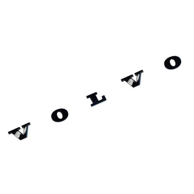 VOLVO Rear Tailgate Letters Trunk Lid Badge Nameplate Emblem Sport Gloss Black
