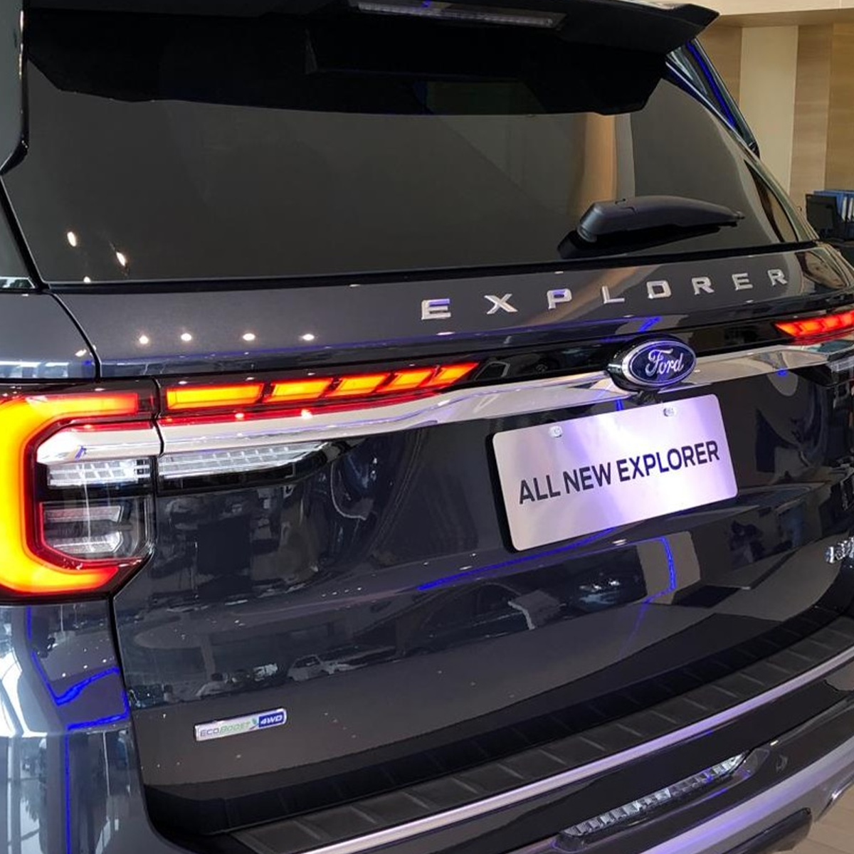 2020-2026 Explorer Front Hood or Rear Tailgate Letters ABS Gloss Silver Ford 3D Stickers Decals